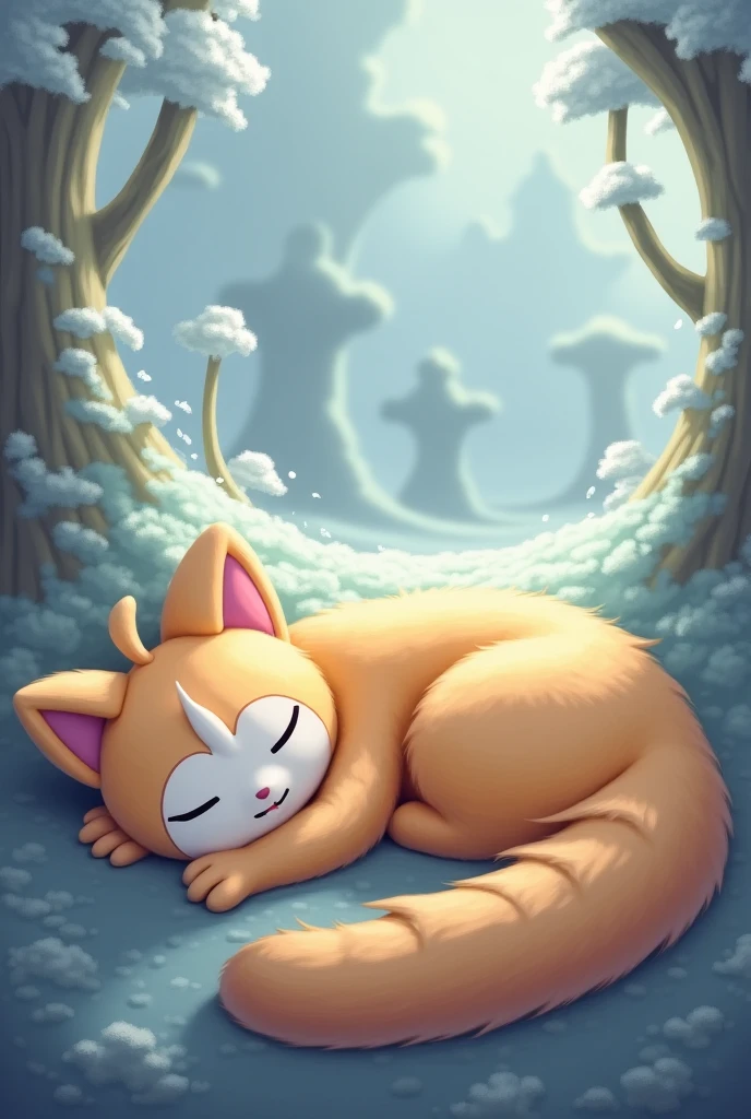 There were two cats lying on the grass, cozy night fireflies, Detailed fanart,, Furry art!!!, very very beautiful furry art, Nine stories, in a candy forest! At night, cute forest creature, fursona furry art commission, Fanart, commission on furaffinity, Cute detailed digital art, furry mawshot art