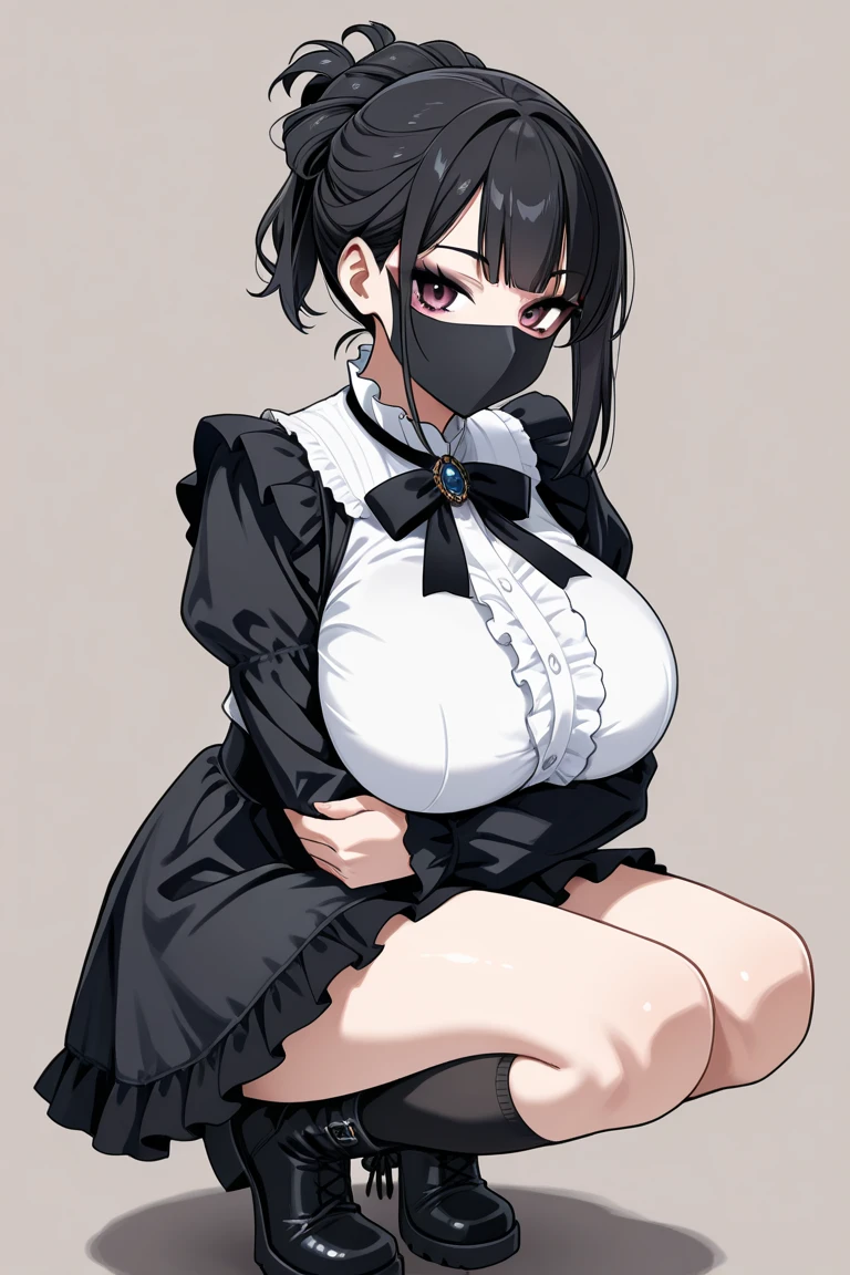 (Tabletop:1.0), (highest quality:1.4), (High resolution:1.2),(Latex lace mouth mask:1.3), Open your mouth, Sharp contours, boyish, highest quality, masterpiece,Glasses,Voice of the Heart,Breast milk,yandere,nsfw