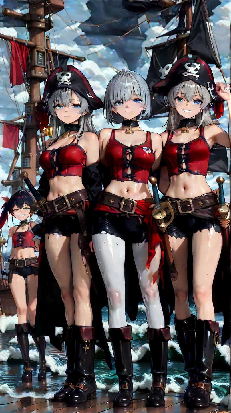 Masterpiece, best quality,3 girl,
bikini, cute pose,smile,gothic
Official style, nijisanji,ange Katrina,inui toko,lize helesta, beach 