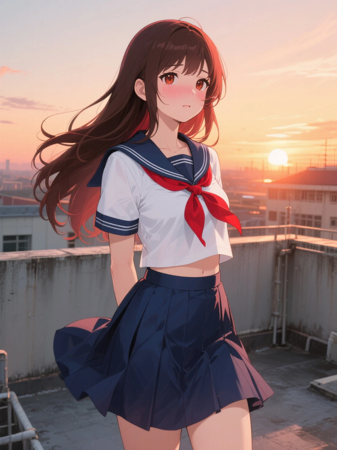 Kuroko Shirai, (Tokiwadai Junior High School Uniform:1.5), Twin tails, Raise the hand, (masterpiece, Absurd quality, Highest quality, Official Art, beautifully、beautiful:1.2), (独奏:1.5), 16K, Very detailed, Most detailed, Sharp focus,), By famous artists, (Conversion Sequence), (difficult:1.8), (Simple blank background:2.0), Minimalism, sketch, (Cowboy Shot:1.5), (Double exposure:1.5), Kaleidoscope, sketch, (Floating Hair:1.5), From below, (Wicked Smile:1.5), Minimalism, (silhouette:2.0), from the front, Crazy Smile, dynamic angle, Backlight
