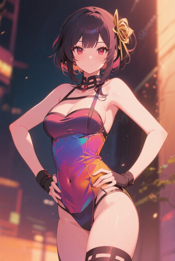 Realistic、Face reality、With a girl、High leg leotard、Sexy behavior、My breasts have gotten a little bigger、sexy appearance、The Ring is the Stage、Hold up a number board、A shy smile、High leg bikini、Round Girl、Open your feet wide、bridge、Lean back、
