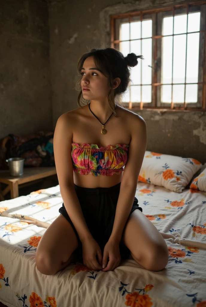 indigenous small gril from a tribre from brazil, upskirt, 12 years old