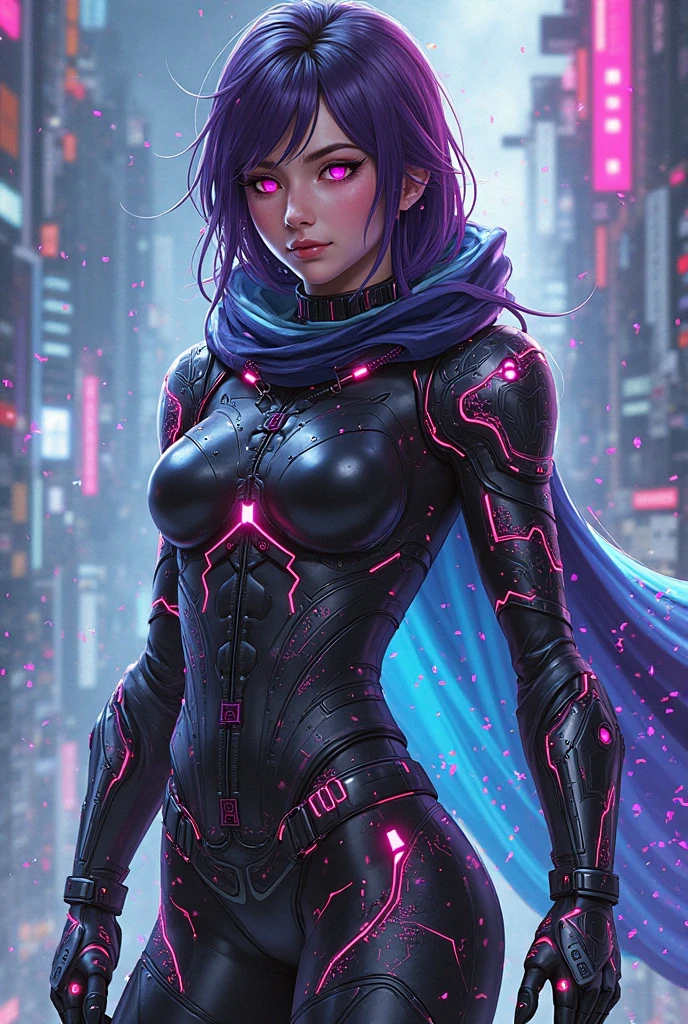 cyber enhanced female cyborg wearing (Sparkling Bodysuit:1.4) (Amethyst Purple Tulle Skirt with Color-Shifting Glimmer:1.4 ) (Swoop Bangs hairstyle:1.1), (Bride,Siniy Blue color background:1.3), More detailed 8K.motor irreal:1.4,UHD,La mejor calidad:1.4, fotorrealista:1.4, textura de la piel:1.4, obra maestra:1.8,obra-prima, mejor calidad,objeto Objeto], (detailed face features:1.3),(Las proporciones correctas),(Ojos hermosos azules),  (pose vaquero),( face detailed :1.4), ,(Cyberpunk alley ruined dungeon ruins background :1.4 ), (dedos detailed:1.4),( face detailed :1.4), 