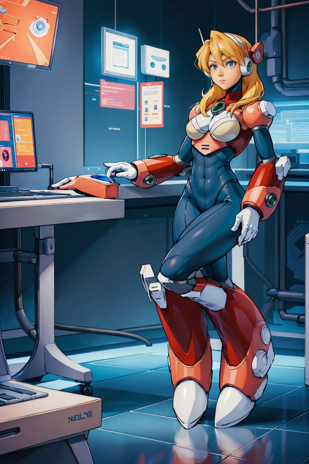 (masterpiece, best quality:1.2),   arcee (transformers prime), 1girl, mecha, solo, robot, enormous massive gigantic big large fat absurde breasts, blue eyes, autobot, no humans, blue lips, science fiction, glowing, sitting, bookstore, shelves, reading, content, stool,