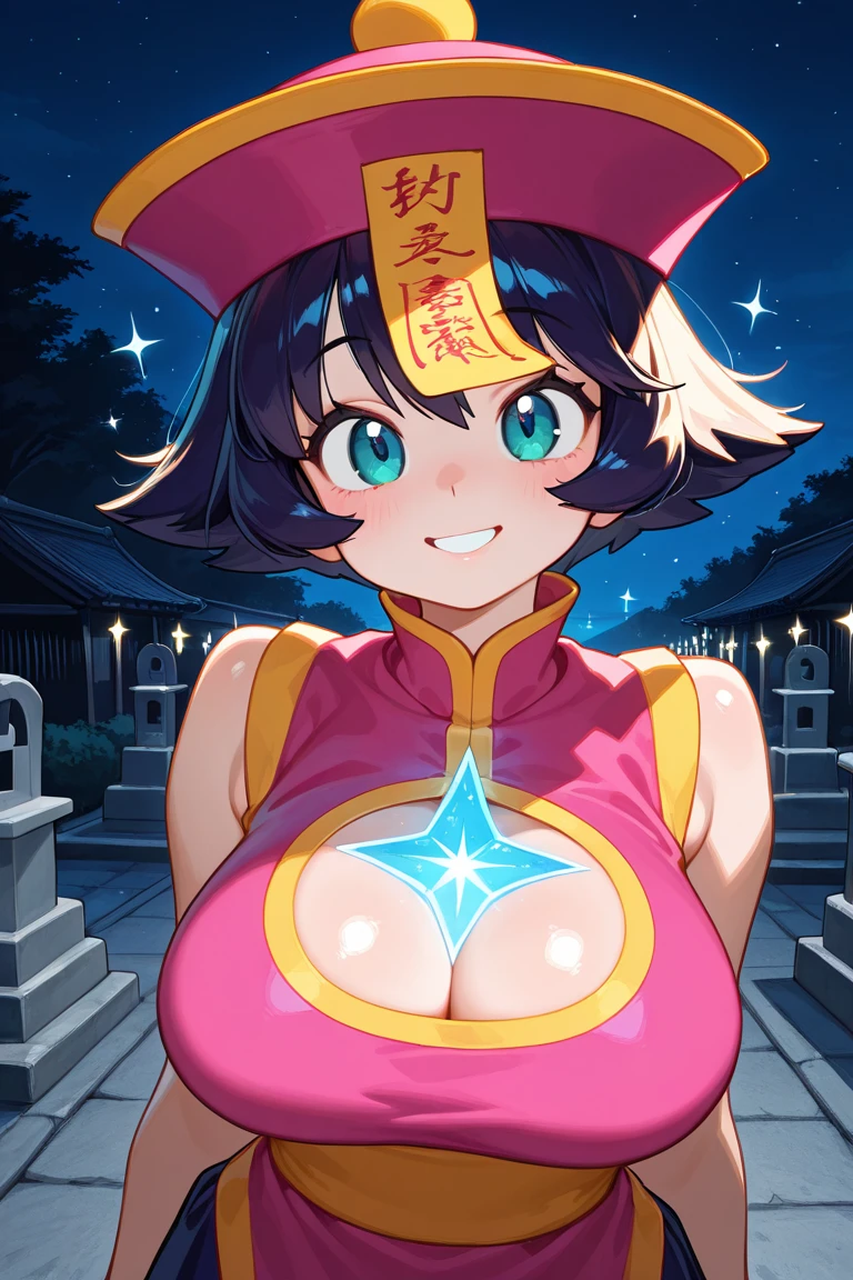 An anime-style artwork depicting ruan mei from the game Honkai star rail.
Tags: ruan mei, anime, detailed eyes, detailed lips, crop top, turtleneck, pencil skirt, smiling expression, intense gaze, glowing emblem on hand, dynamic pose, mystical background, vibrant colors, digital art, high-resolution, professional quality, gigantic breasts, (underboob : 1.4), curvy, cowboy shot, (gigantic breasts: 1.4), (green eyes : 1.4), (light brown hair)