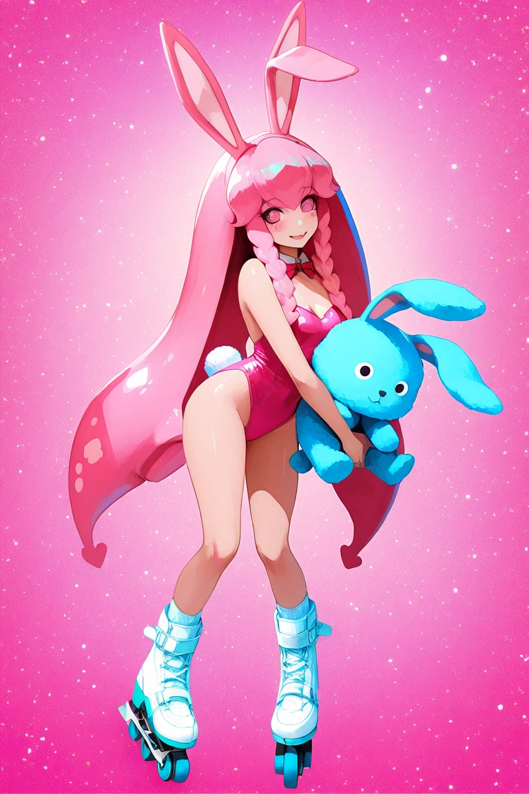 Highest quality, Soft lighting, Watching the audience, alone, smile, whole body,(Browsing Caution),(orgasm: 1.5), (Sexy Body), (Big Breasts: 1.5,),((Sexy cute costume:1.5)),(((girl:1.5))),(),((Double Peace)),(Ari'se standing:1.7), (front:1.5),(Young Ver.),(squat),((Not wearing)),((Showing off his dick)),(((smile))),Cure Whip(Cure Whip)(キラキラ☆プリキュアアラモード)(KIRAKIRA ☆ PRECURE A LA MODE)((Extremely thick uncut penis:1.5/Beautiful big)),((Oversized, sagging testicles:1.5)),(Official Art:1.5),(Official Art),((Pink Knee Socks)),(((white bunny ears))),(((Pink Hair/Bangs straight))),(((Long twin tails))),(((I can see your dick))),((A penis with protruding veins)),