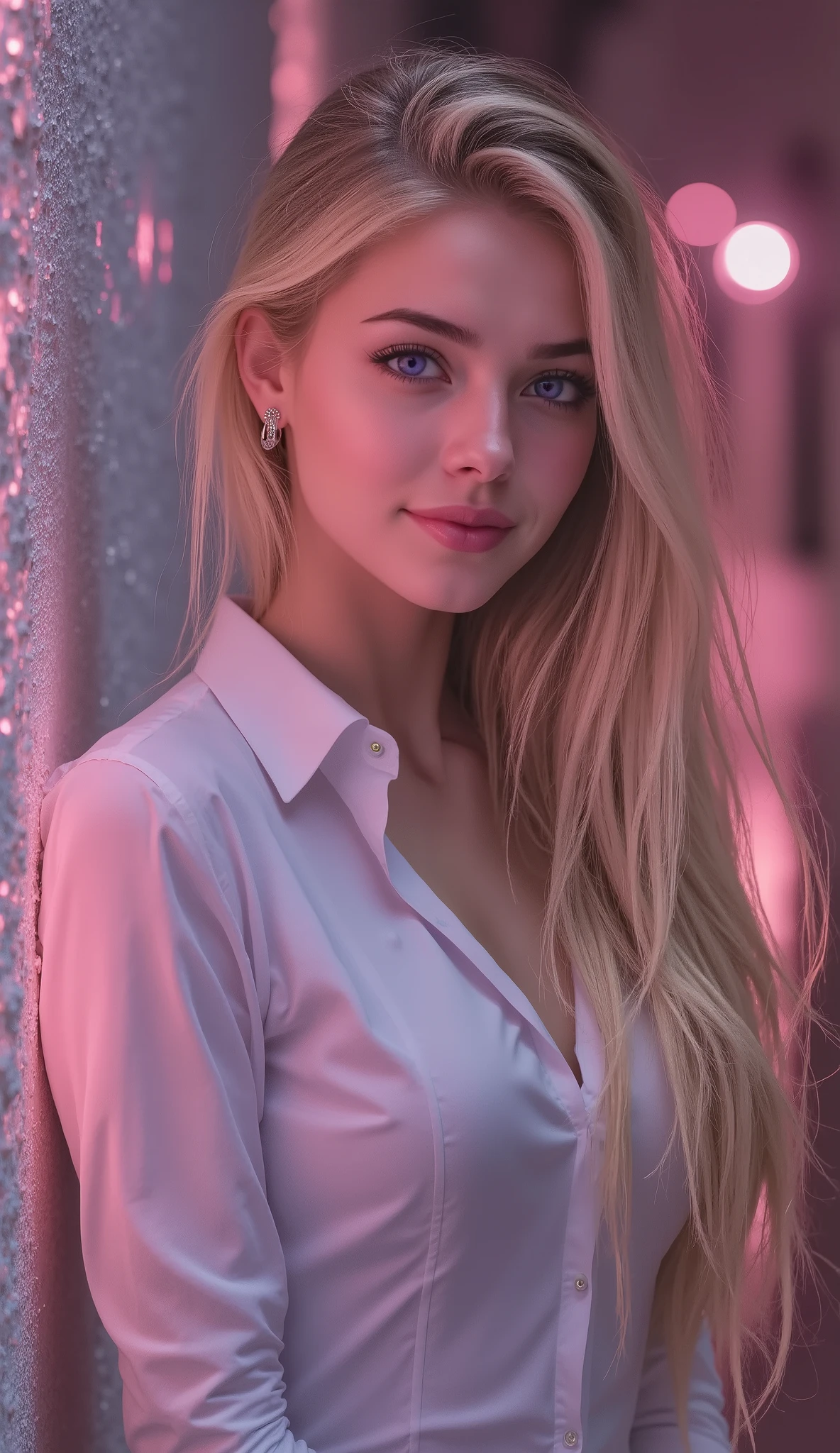 Look inside my mood ring eyes, You might die, If you hear my siren calling, Pink moonlight, Body tight, Side to side, Where I'm moving got you crawling,