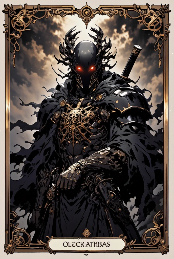masterpiece, Best quality, detailed, 4K, cinematography, Background with: Inside an illuminated medieval village in front of a medieval castle on a rainy night, dark clouds, storm, Black knight in black steel armor (Middle aged man with short dark blue hair, pomaded), Skull decoration on armor