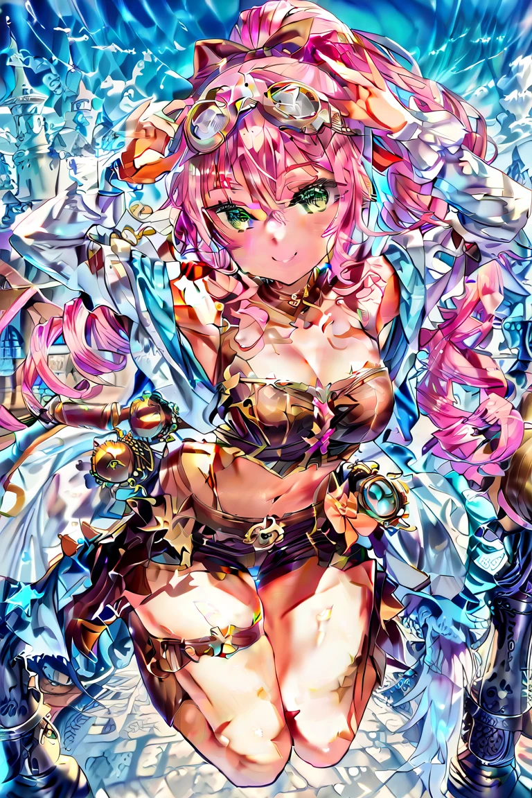 momo velia deviluke, momo ph, maternidad, phmomo, solo, 1 chica, cabello rosado, ojos morados, cabello corto, flor del pelo, ojos grandes, muslo negrohighasterpiece:1.2, Mejor calidad), (hermosos ojos finamente detallados: 1.2), (hermoso rostro detallado), (pelo de cara afilado entre los ojos, aula, (detalle braguita blanca, cameltoe), 12 years, Cepillar, panty transparente, (((Microbikini blanco))), (((sudor))),