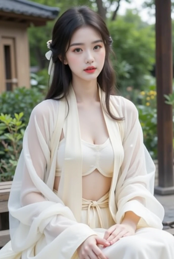 ((((8k))),((Extremely meticulous CG)) ,(wallpaper),16k,((Extremely refined and beautiful)),(((Masterpiece))),(((best qualtiy))),(((Ultra High Resolution))),beautiful light up,realistic shaded,(Smooth and flawless fair skin:1.5),(pale skin:1.3),(Extremely exquisite facial details:1.2),(perfect body:1.1),(ultra-detailed:1.5),((A beautiful girl,solo)),(small head:1.2),(short ponytail:1.3),(slender face:1.3),(Exquisite makeup:1.2),(earings:1.2),(necklace:1.2),((slim,thin)),(laughing:1.2),(robe made from Buddhist scripture pages:1.5),(small breasts:1.2),(flat chests:1.2),(hakama:1.3),(nude pantyhose:1.5),(night scene:1.5),(dim light:1.3),(indoor:1.3),(In the main hall of Buddhist temple:1.5),(Extremely luxurious decoration:1.3),(detailed background:1.5),(standing:1.3),(arms behind back:1.3),(upper body:1.3),(from front:1.3)