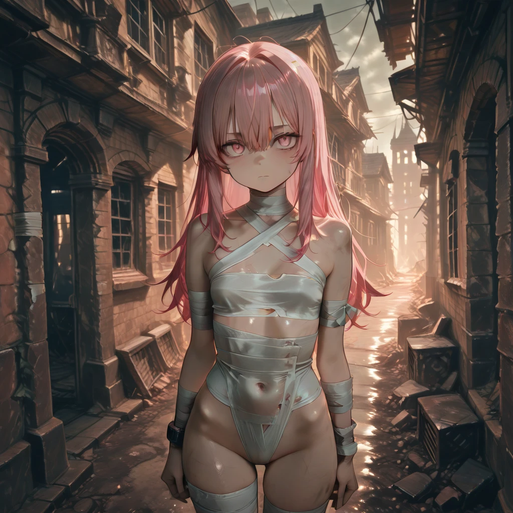 nsfw, (full , heterochromia:1.5), 1girl, female mastssy, Hairless , breast, mediumst, spoart, from belowarrassed:1.5), (masterpiece:1.5), best quality, perfect anatomy, dynamic lighting, character focus, close to viewer, detailed eyes, open mouth, long hair, lie down on your back, IrysCasual, short hair, side ponytail