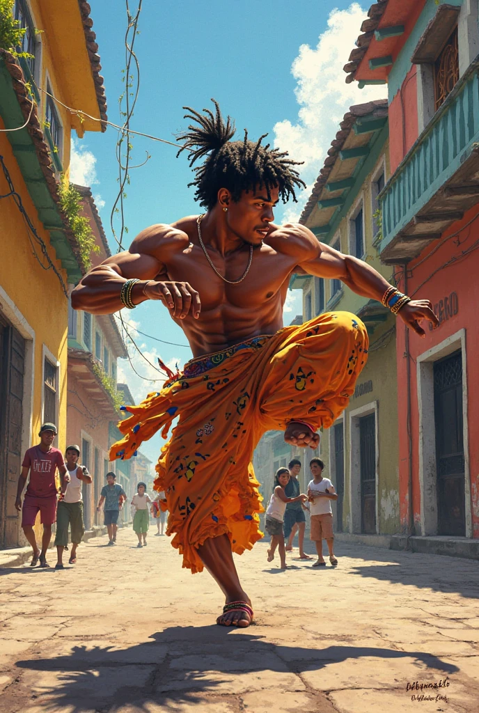 Ehecatl playing basketball