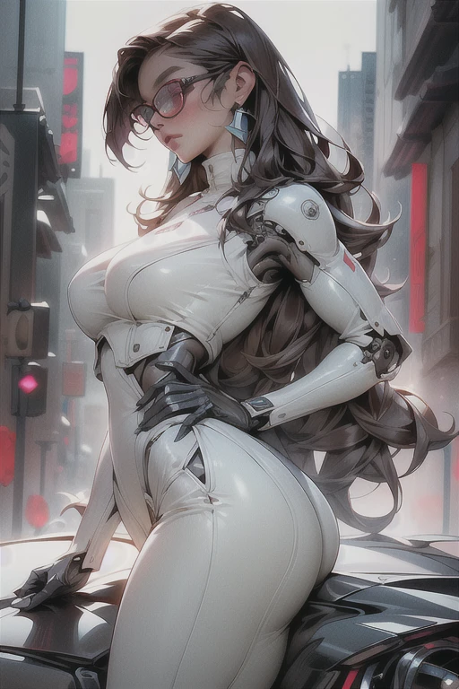 (best quality,4k,8k,highres,masterpiece:1.2),ultra-detailed,(realistic,photorealistic,photo-realistic:1.37),beautiful girl,long straight black hair,fit body,
ultra-detailed armpit,beautiful detailed sweat pores,smooth skin texture,meticulously rendered, pinkish armpit, smelly,
(sleeveless white bodysuit, silver linings), (steamy:1.2), beautiful blue eyes, (seductive face:1.2),
city scape, ((lightbloom)), volumetric lighting, soft lighting, bokeh.