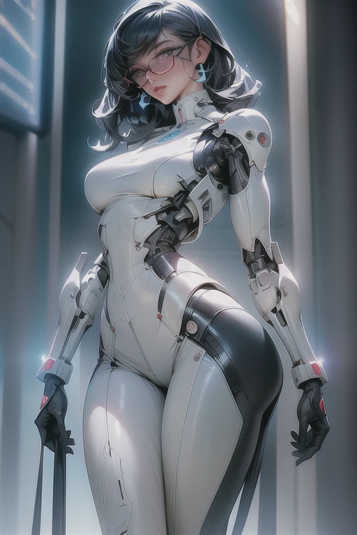 Mini Ghost in the Shell, (Ghost in the Shell), solo, ray tracing, 3D style, 3DMM, ((oses per photo)), ((oses ouch cada foto)), fully body,(Front view),(Costas Issue), (Emist on the left), show flat belly, (((oses per photo))),(very big breastsperfect ass, perfect and symmetrical eyes, (perfect handuturistic sword in hand)), ((short hair)),((Open wizard clothes)),white clothing with textured edges, skin fair, luouchas detalhadas, White thigh-high tights with trim, ouchestido aberto ouch "ouch", Waist slender, big legs, low water, Show legs to the top of the waist, (broken fabric falling over the legs),((open top)),ultra realistic skin, realistic human eyes,ultra realistic skin,((striped shirt)),super sensual suit, colorfully,top with ruffles,(pubis with a lot of volume),(extremely sensual),(very sensual),(((very detailed high level lighting))),(((raytracing))),(((couchstic effect))),(((bodysuit open to the waist))),((costume fitted from the breasts down, perfectly imitating the curves of the body)),((Visible pubis)),((visual cyberpunk)))