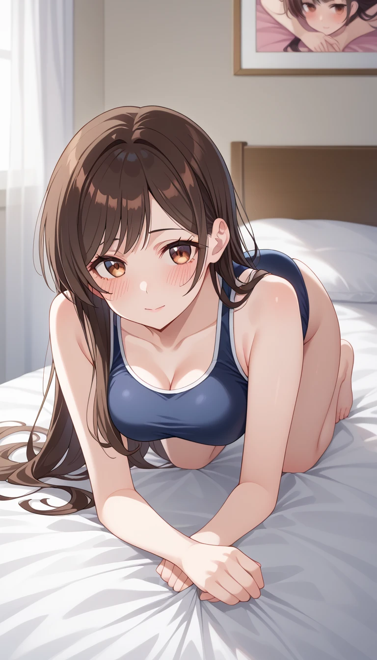 (((Card Captor Sakura))), Short Hair, (Navy blue school swimsuit:1.79), ( female junior high school student:1.47), The swimsuit is in close contact with the skin, (blush patience), ((Slender figure Beautiful Skin)), Highest quality, High resolution, masterpiece, (Beautiful vagina Beautiful clitoris), (With a 30-year-old mafia man, penis:1.4), Complete limbs, (Mating press:1.1), 1 Beautiful Girl, ((((penisが膣に入る)))), Spread your legs, ((Binding, Restrained by rope:1.1)), Dressed intercourse, (((Such a cute little face))), The fabric of the swimsuit is thin