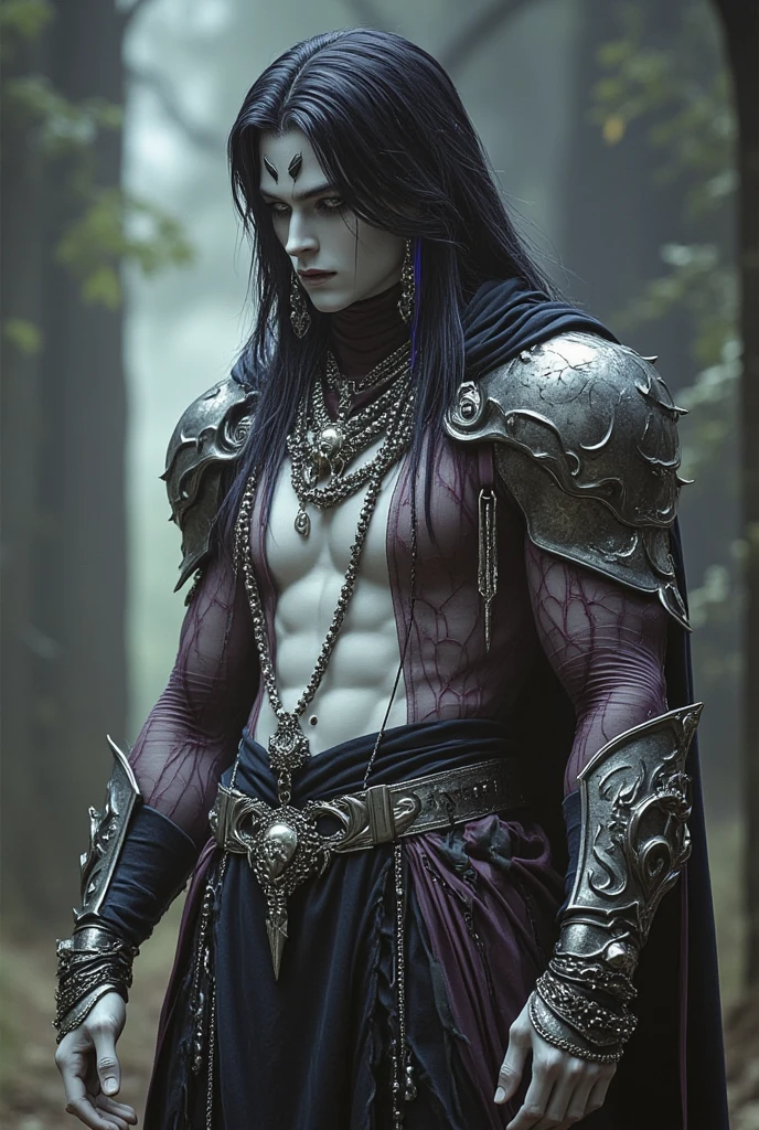 Create a digital image in 4K resolution that represents Hades, the god of the underworld in Greek mythology, with an exceptional level of detail. Portray Hades in his majestic and dark form, with a crown of bones or dark gemstones, wearing black armor or a dark robe, which reflects his dominion over the underworld. Pay attention to the piercing eyes, perhaps shining in supernatural hues, and to the scepter or trident he wields, with intricate details. The setting should include elements of the underworld, Like volcanic rocks, deep-shadows, rivers of lava or lost souls wandering in the background. Lighting should be dramatic, with intense contrasts between light and darkness, creating a mystical and immersive atmosphere. The cinematic style should capture the grandeur and power of Hades, emphasizing his imposing and menacing aura. The goal is to create an epic and immersive image, rich in details, that conveys the strength and mystery of the god of the underworld in stunning 4K resolution