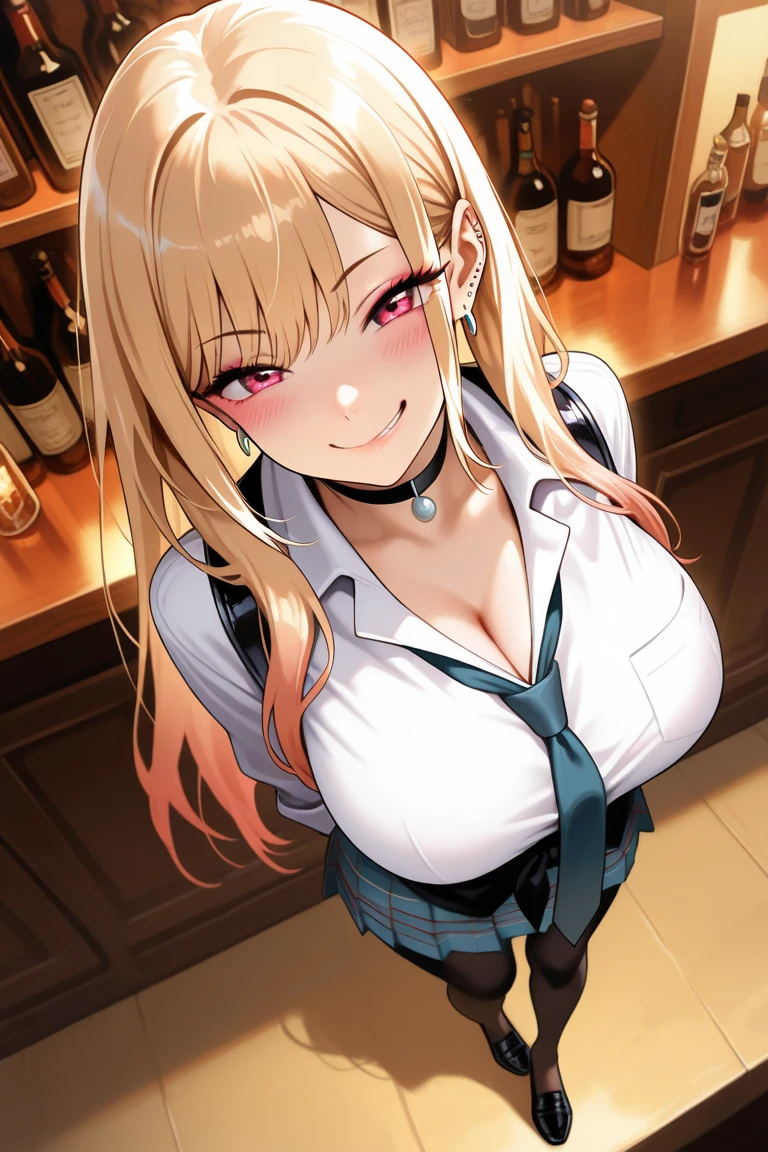 Beautiful girl, beautiful face, bar, bunny girl, bondage, fishnet stockings,