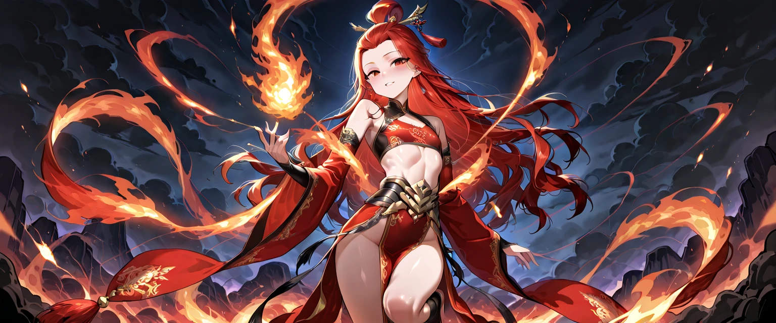 red hair fire phoenix milf queen