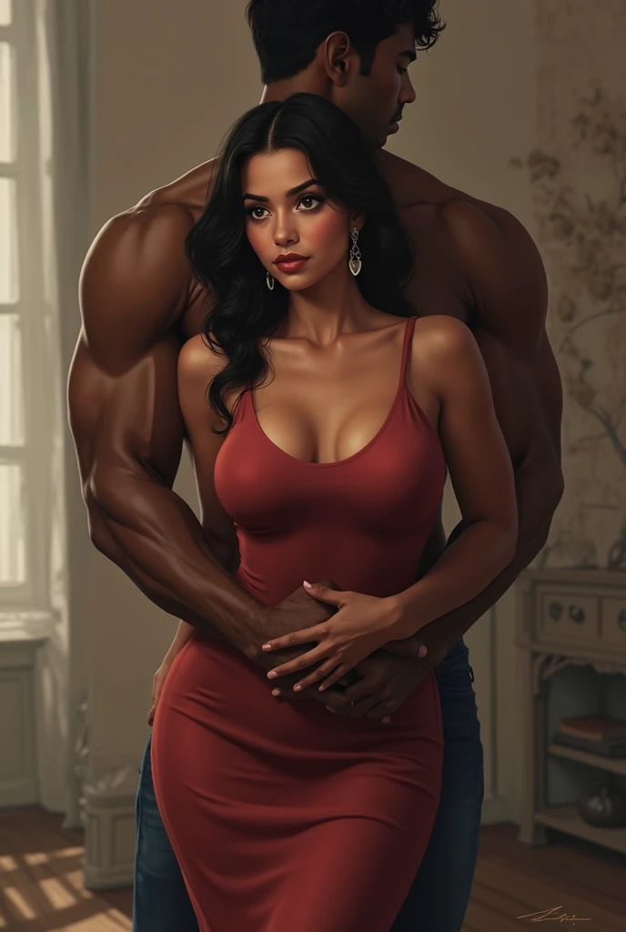 (1 young man), (1 asian Mom), (Duet), A mom seduces a young blackman,(strong and naked black man,short pantuscle body,bodybuilder),(a young mom with big breasts,narrow waist,bare shoulders,(white long skirt dressed, floral print, naked,bare stomach,thick legs), European 40 year old milfs and th1 young black man r, best quality:1.4), (Ultra-high resolution:1.2), (8K, RAW photos:1.2), Laurena Lexis, (1 Mom, 1 son), Moms showing off their curves, bend down, Wearing sexy clothes and shorts, and their young son, Clear eyes, A mother and her young son, ((French Kiss)) kiss eachother