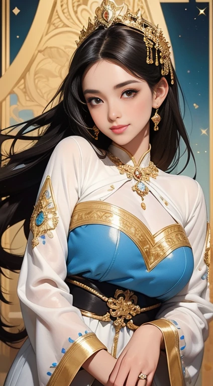 Realistic , photorealistic , masterpiece , best quality , super quality , ((ultra detailed)), extremely detailed , highers , Raw Photo , 16k portrait , curvy , gloss skin , full body , Black hair , ultrahappy , (cleaning) , living ,  short genes , (big Smile) , Organize