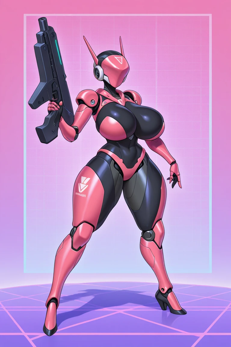 Euphoria orange beak pink micro bikini half-closed eyes looking at viewer flirty pose full length portrait