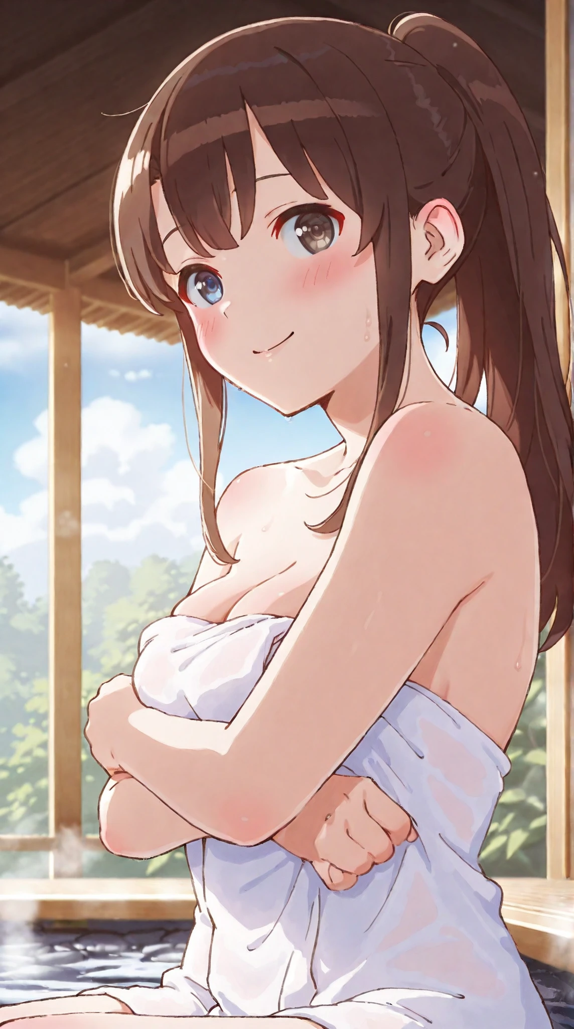 1 girl,cute,(looking at viewer:1.0), details sky,handsome,((masterpiece:1.4,best quality)),Naked,NSFW,vaginal,sex