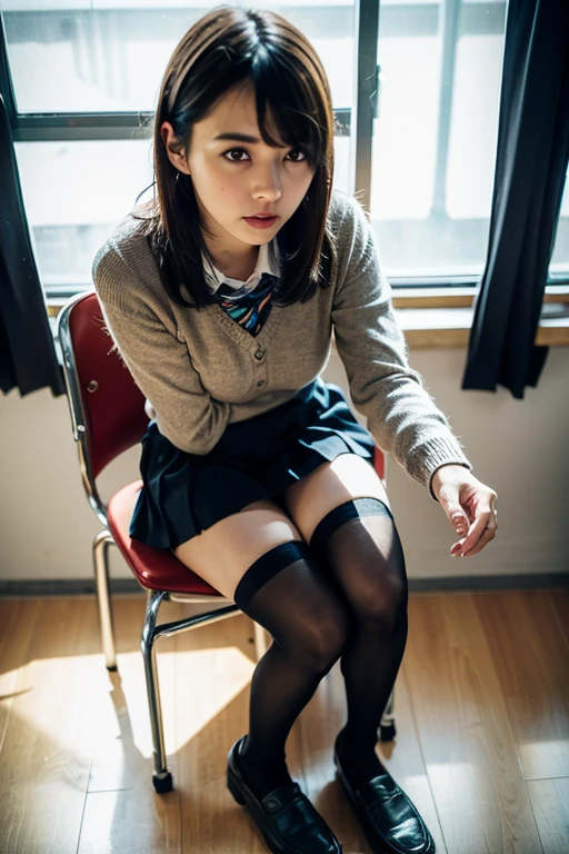 8K、top-quality、masterpiece:1.2、Real 1.5、Realistic 1.5、Photorealsitic:1.3、25-years old、girl with、large full breasts:1.8、full body Esbian、