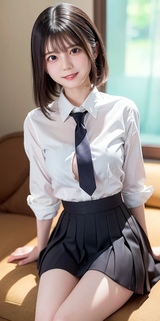 (8K、Raw photography、top-quality、masterpiece:1.2),(Spread your legs wide,Open your legs wide),(Long bob cut),watching at viewers,Looking at the front,Bullish,Erotic,Pupils,white colors、bra very,de pele branca,kne,(Black pantyhose),absurderes,a small face,Parting the bangs from the middle、Forehead visible,(be shy,Tight eyes,glares,Bullish,skinny,Rasping,irate)、masterpiece,top-quality、超A high resolution,Raw panties,ren,Beautiful fece,One Person, 独奏,fullllbody、cute little、Back to Student,JK school uniform,hi-school girl,A Japanese Lady,is standing,(((Lift the hem of the skirt, Lift the hem of the skirt with both hands, Lift the hem of the skirt yourself)))、(Photorealsitic:1.37)、Photon mapping,Realistic、Cute little face,Brown-eyed、(Red bow tie)、Radio City、Physically Based Rendering、Foreground、depth of fields、Blurry background、a picture,The girls、Body,beauty legs, Long legs, Thin leg,Tie your hair into one strand on your chest,(Bangs are visible), hair, s lips, Blue_The eye, nosesoft,(White shirt), (brown, Beige and white plaid pleated skirt), Knees are visible,Sheer clothing,, Thigh, Black cotton socks,Nogizaka Idol, 女優, Japanese ido、large full breasts、cleavage of the breast、Unbutton your shirt to reveal your chest、(Clearly visible detailed female pubic shape: 1.4), Masturbation Girl,fully body photo、skirt lift by yourself、Lifting the skirt with your own hands、super definition、lowfers、No panties、No panties、No bra、No pubic hair、The pubic area is wet、Schools、In the street、Downtown Boulevard、Crowds、Watched over by many、Black knee-high stockings、Black knee-high socks、20yr old、very large breast、A smile、Revealing clothing