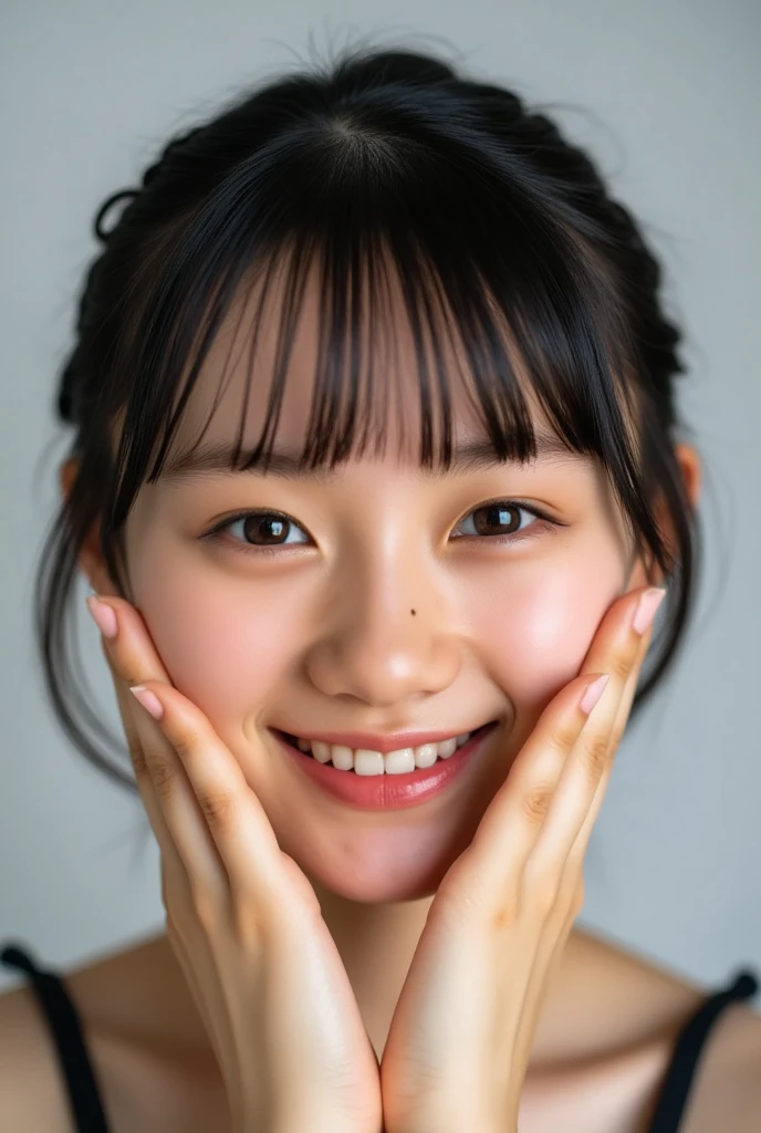 Extreme close-up portrait, beautiful girl with her love-struck - SeaArt AI