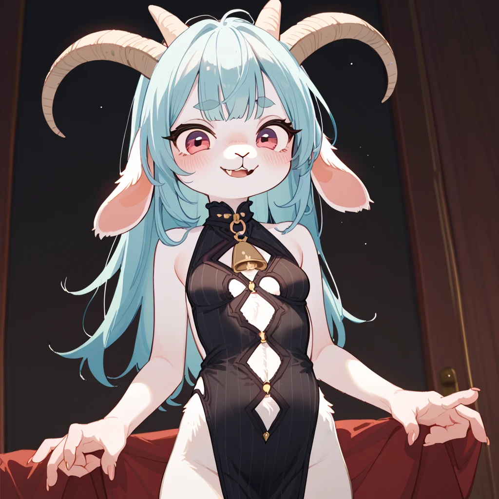 (young :1.3),furry,long hair,light grey fur,flat chest,pubic fur,neck fur,naked,show armpits,plain background,sparkling star background,light and shadow,raining,wet hair,wet body,soak armpits,looking at viewer,shy face,full face blush,open mouth,scream,very hot,heavy breath,armpits steam,upper body only