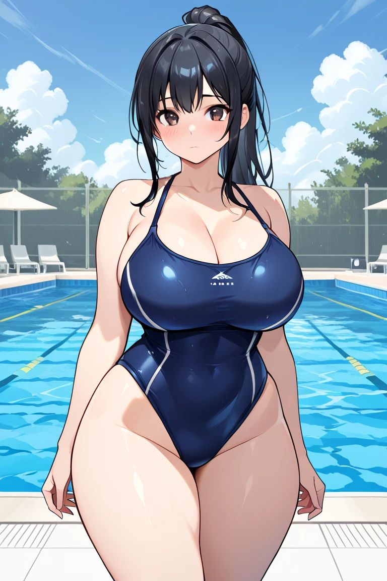 Changing into a swimsuits Beautiful naked big breasts