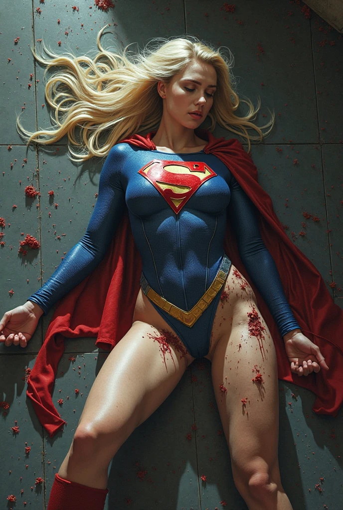 No background、(((Beautiful legs in black tights.)))、(((Legally express the beauty of your smile)))、((((Make the most of your original images)))、(((Supergirl Costume)))、(((Beautiful Hair)))、(((suffering)))、(((Please wear black tights....、Wear red boots)))、((Best image quality、8k))、((Highest quality、8k、masterpiece:1.3))、(((Preserve background )))、Sharp focus:1.2、Beautiful woman with perfect figure:1.4、Slim Abs:1.2、Wet body:1.5、Highly detailed face and skin texture、8k