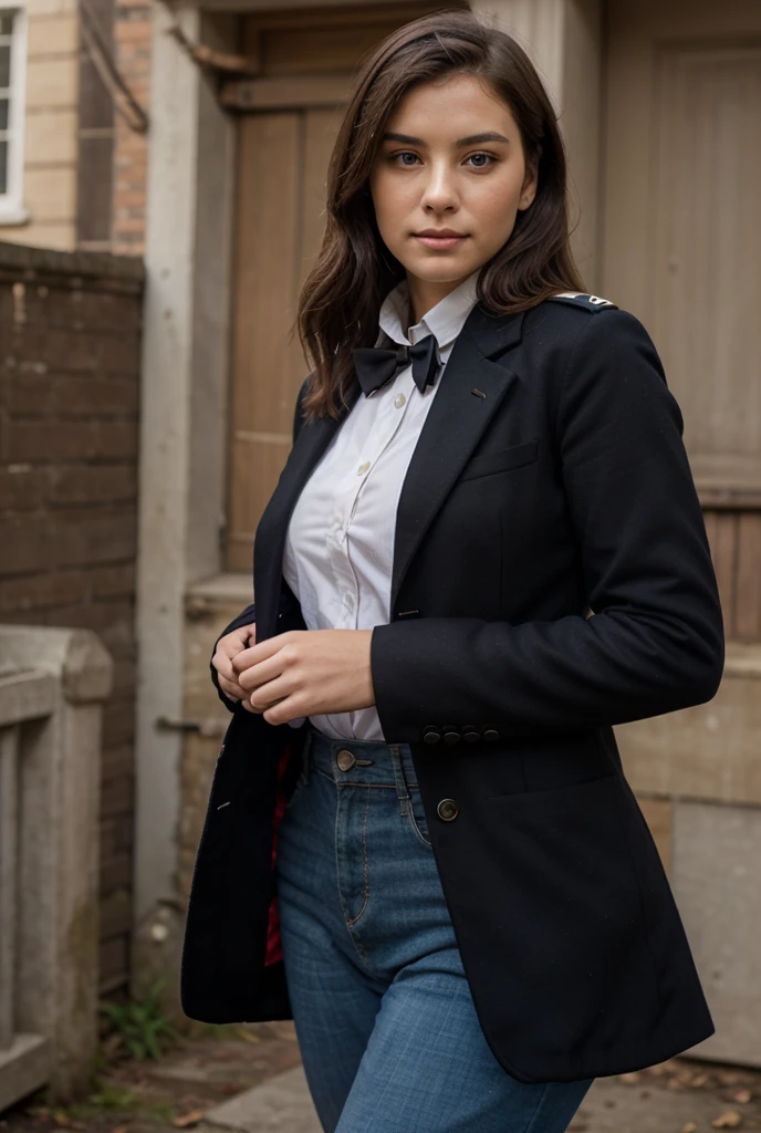 DEN_sournoodles_OF,
(posing by a (police car:1.2) (dressed:1.1) in a (police uniform:1.2), (police officer:1.3), police uniform, (police car:1.1), cuffs, (police:1.2), (uniform:1.3), police hat, hair tied back, tied back hair, trousers, top, jacket:1.2),
bokeh, f1.4, 40mm, photorealistic, raw, 8k, textured skin, skin pores, intricate details <lora:epi_noiseoffset2:1>, epiCRealism <lora:ClothingAdjuster3:-1>