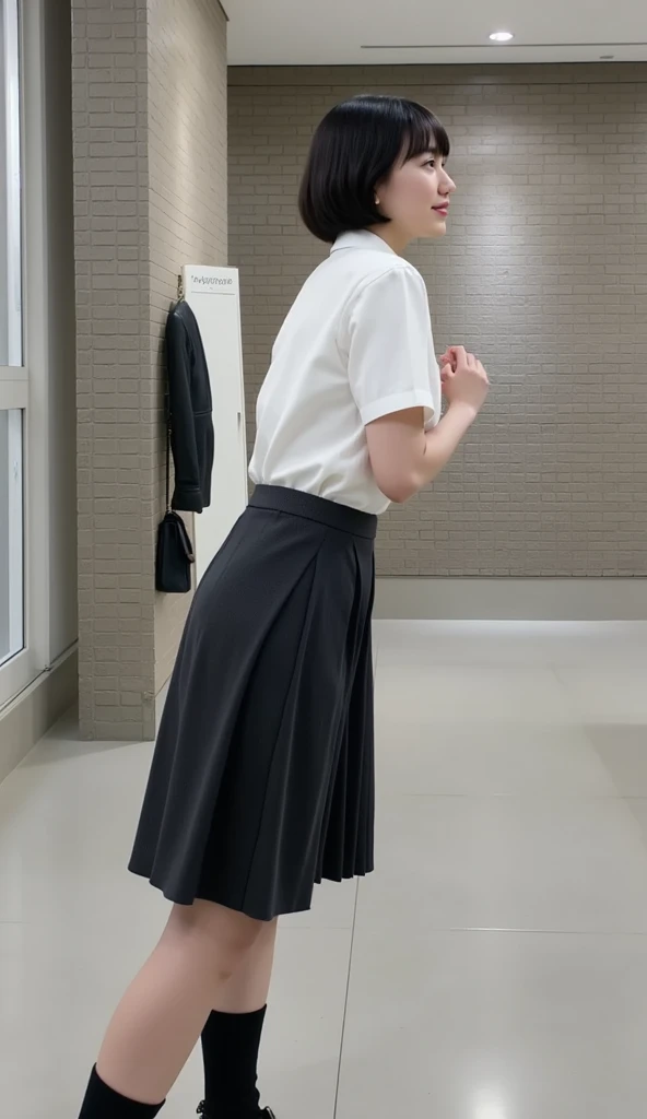 1girl in、校服、 are in full view、s ass、18y old、japanaese girl、