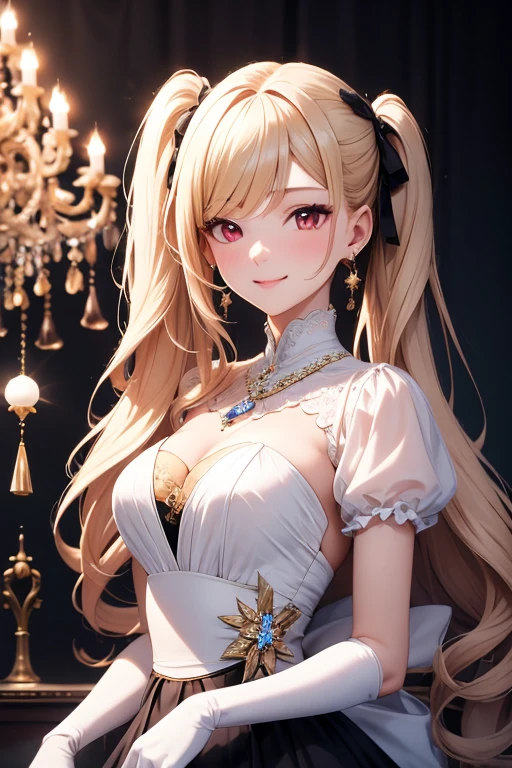 (Highest quality、 8k 、masterpiece、High resolution)、Full Body Shot、15 year old girl、Idol、Cute smile、Pretty lips、Light Hair Color、Long Bob、Adorable eyes、Dancing with a smile、Outdoor Stage、AKB48 Costumes、Realistic、Vibrant colors、Official Art、Detailed CG、Professional Lighting、Professional photographer、