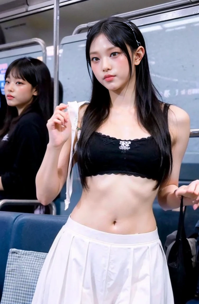 "((Highest quality)), ((masterpiece)), (detailed), Perfect Face, Beautiful big eyes, High cheekbones, A soft smile, Handsome, Medium-long black hair, Cheerleader Costume, Stadium Background, Holding a pom-pom, Low camera angle, Short focal length, masterpiece, Best Quality, Illustration, Ultra-detailed, finely detail, high resolution, 8K Wallpaper, Perfect dynamic composition, Beautiful detailed eyes."