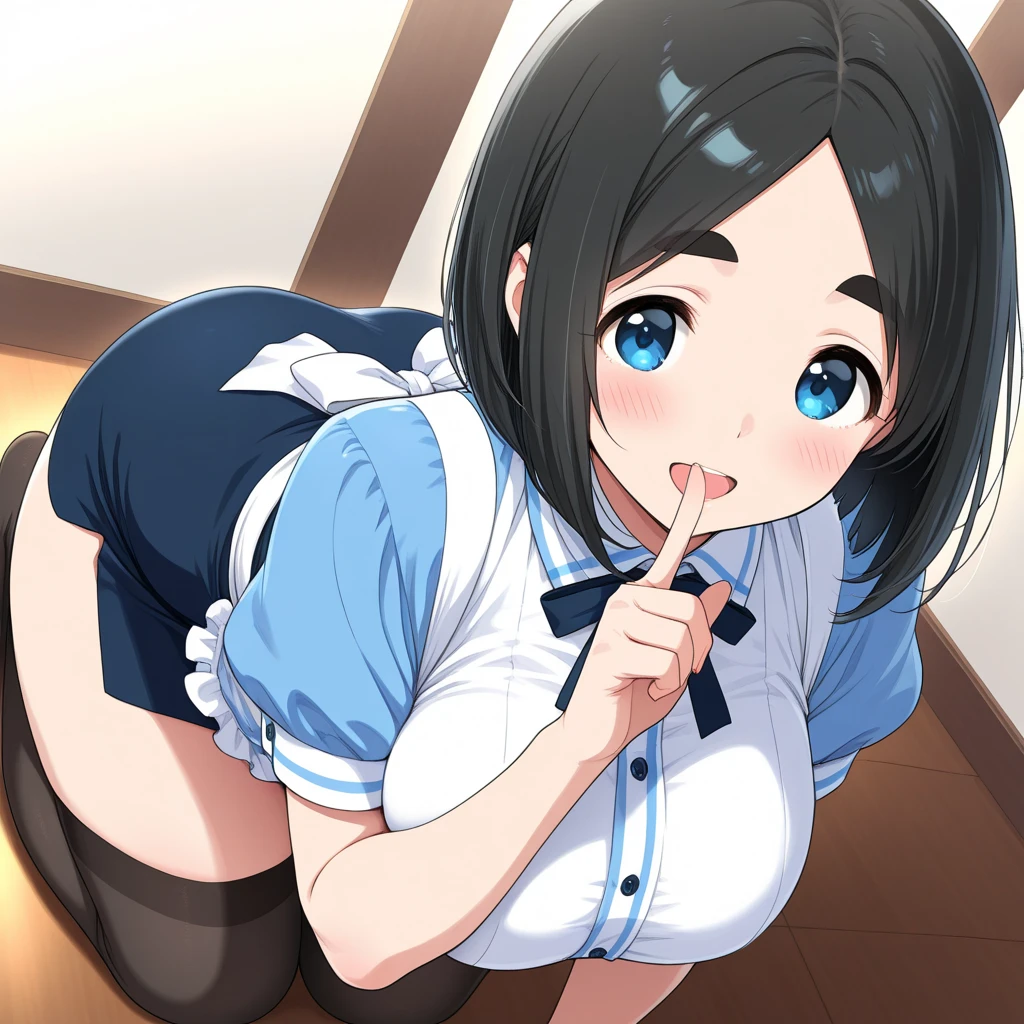 NSFW,(((Sexual intercourse with multiple men))),masterpiece、Very detailed、Big Breasts、Young girl, 、Get on all fours、bangs, Ribbon Ponytail, Brown Hair,Looking at this、Luxury、bed、 (Embarrassing blush:1), (Pussy juice:1.2), (Nipples, belly button),((orgasm face)), Small areola、White and navy idol costume、Costume includes navy blue idol-inspired corset.., The costume has a ribbon on the collar..、that'Dresses that cover the shoulders.., The costume is open only at the chest area.、Knee-high socks、Idol-style white skirt, (Elaborately and luxuriously decorated underwear:1.3), Ribbon on collar、 (White and pink panties with lots of lace:1.3), White lace bra:1.2), Sexy Underwear, Knee socks、 美しいBig Breasts, (勃起したNipples:1), Her skirt is rolled up、High quality and beautiful,, pretty girl, Very detailed and delicate,Very detailed and beautiful,美しい and clear background、highest quality、RAW Photos、(Photorealistic:1.1)、Very detailed、Side angle