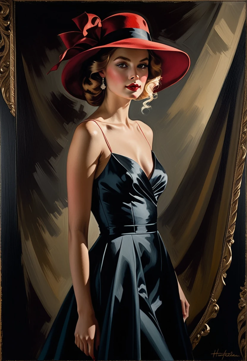 1920s style, Beauty, Scholar, revealing clothes, (intricate details, masterpiece, best quality:1.4), fascinating, noir art style, dynamic, dramatic, Futurism art style, dynamic pose