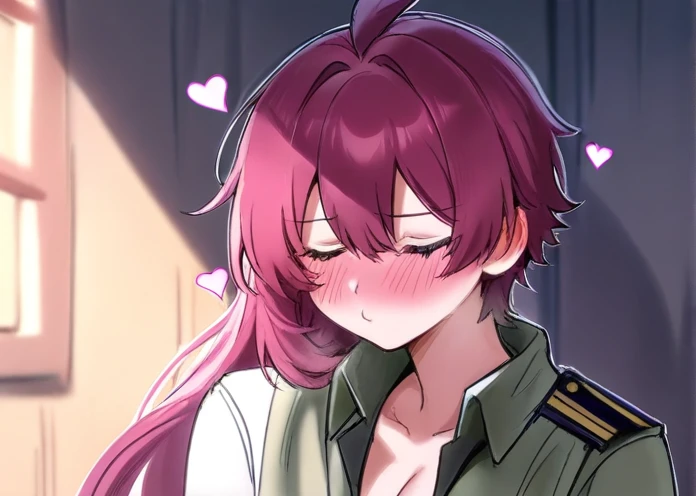 score_9, score_8_up, score_7_up, score_6_up,floox style,surtr, arknights, red hair,big breasts,,collarbone, jacket,purple jacket, purple track suit, sportswear, standing, steam, steaming body, sweat,, track jacket, track pants, track suit, outdoors, pours water on face, water bottle, solo, face focus, purple eyes, facial, head up, spilling, cum on face