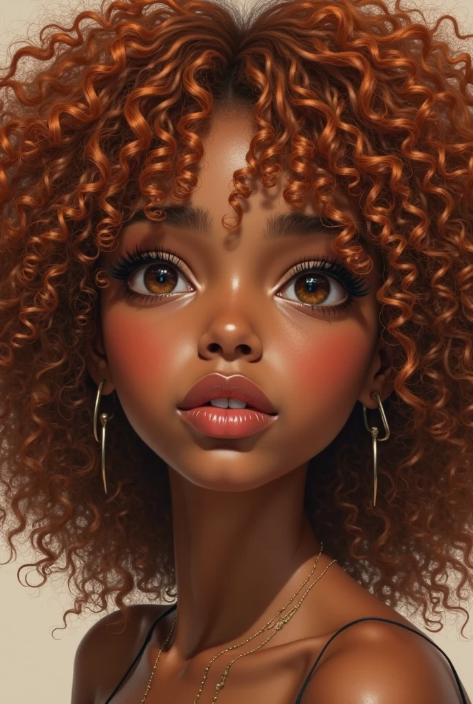ebony woman, solo, stripper, light red long curly hair, bright honey eyes, detailed face, big cheeks, 
([stunning|Flawless|Attractive|Attractive|gorgeous|pretty]:0.8), (puffy lips :0.9),
masterpiece, professional, high quality, beautiful, amazing, Easy on the eyes, 10 out of 10, gothic, Getty Images, miko, giant,
photoshoot, 4k, realistic, detailed background, abhorrent, real life, by Walter Beach Humphrey, by Pierre Bonnard,