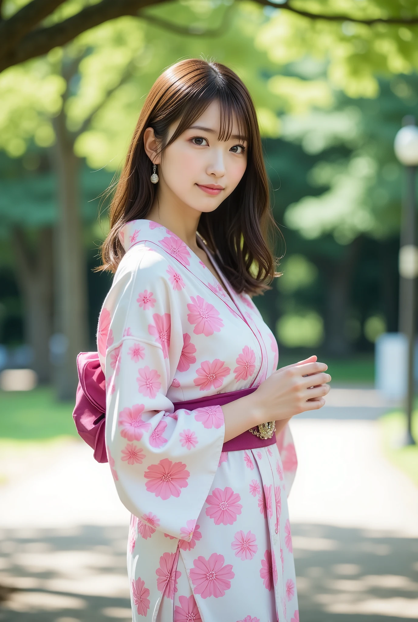  fireworks display 、空に fireworks、Yukata Beauty、in 8K,Best Quality:1.4, 超A high resolution:1.5, (photorealistic:1.4),​masterpiece:1.2,(top-quality:1.4)、Raw photo、１a japanese girl、Cute、 (RAW Photo:1.2), (Photorealistic:1.4), beautiful detailed girl surrounded by thugs, ((very well detailed eyes and face, beautifully detailed eyes, very detailed face、has a smiling face)), high resolution, very well detailed, Highest Quality, masterpiece,great, fine details, Highest Quality, 1 girl, ((dynamic pose)), (Japanese yukata:1.5), (Shy smile:1.５), Smooth skin、30-years old:1.5、Beautiful black eyes、natural skin textures:1.3, realistic eyes and face details、 (Brown medium hair),、middlebreasts、from below with hair、Summer Day、best smiles、 fireworks,
