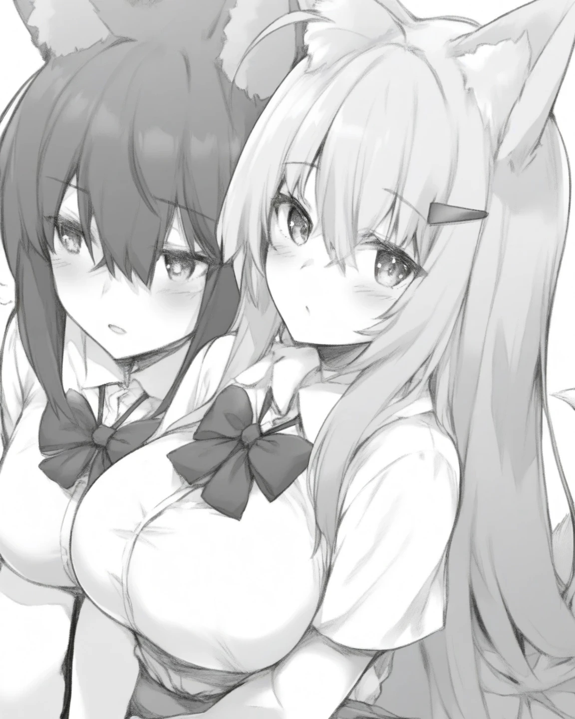 Anime Moe Art Style,Highest quality,High resolution,Anatomically correct,Multiple Girls,Mid-s,Mr.々Hair style,Super detailed,Big Breasts,Shiny skin,Beautiful Skin,A rich expression,Laughing with your mouth open,high school girl,Undress,Show your chest,Nipples are visible,Lift up your skirt yourself,I can see the shorts,School Cultural Festival,blazer,Pleated skirt,mini skirt,Eyes drawn in detail,8K