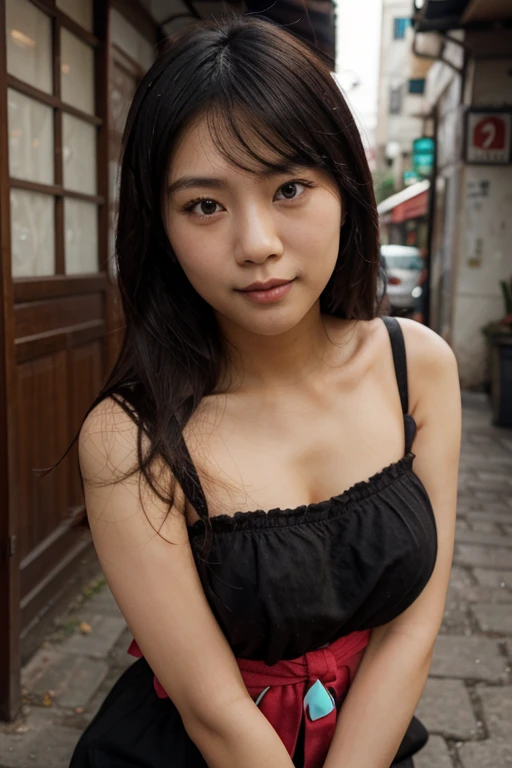 best qualtiy,tmasterpiece,A high resolution,1girl,Floral bra set,hair adornments,choker,jewelry,beautiful face,Physically,dingdall effect,realisticlying,dark studio,edge lit,twotonelighting,(highdetailskin:1.2),8k uhd, dslr, softlighting, high high quality, volumettic light, sneak shot, photore, A high resolution, 4k, 8k, Background bokeh,