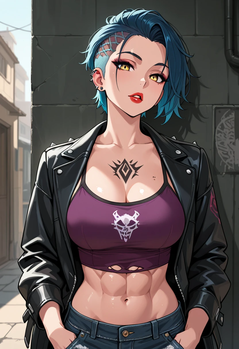Huge sexy punk woman
