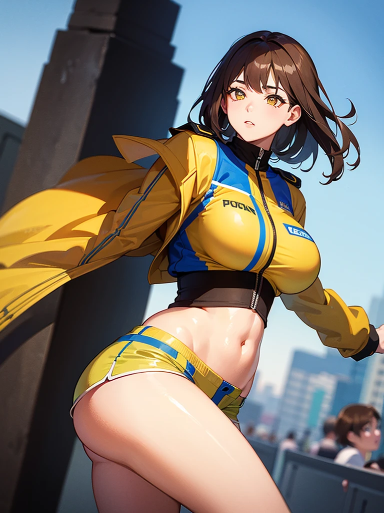 asian girl submissive, collared, in pikachu bikini
