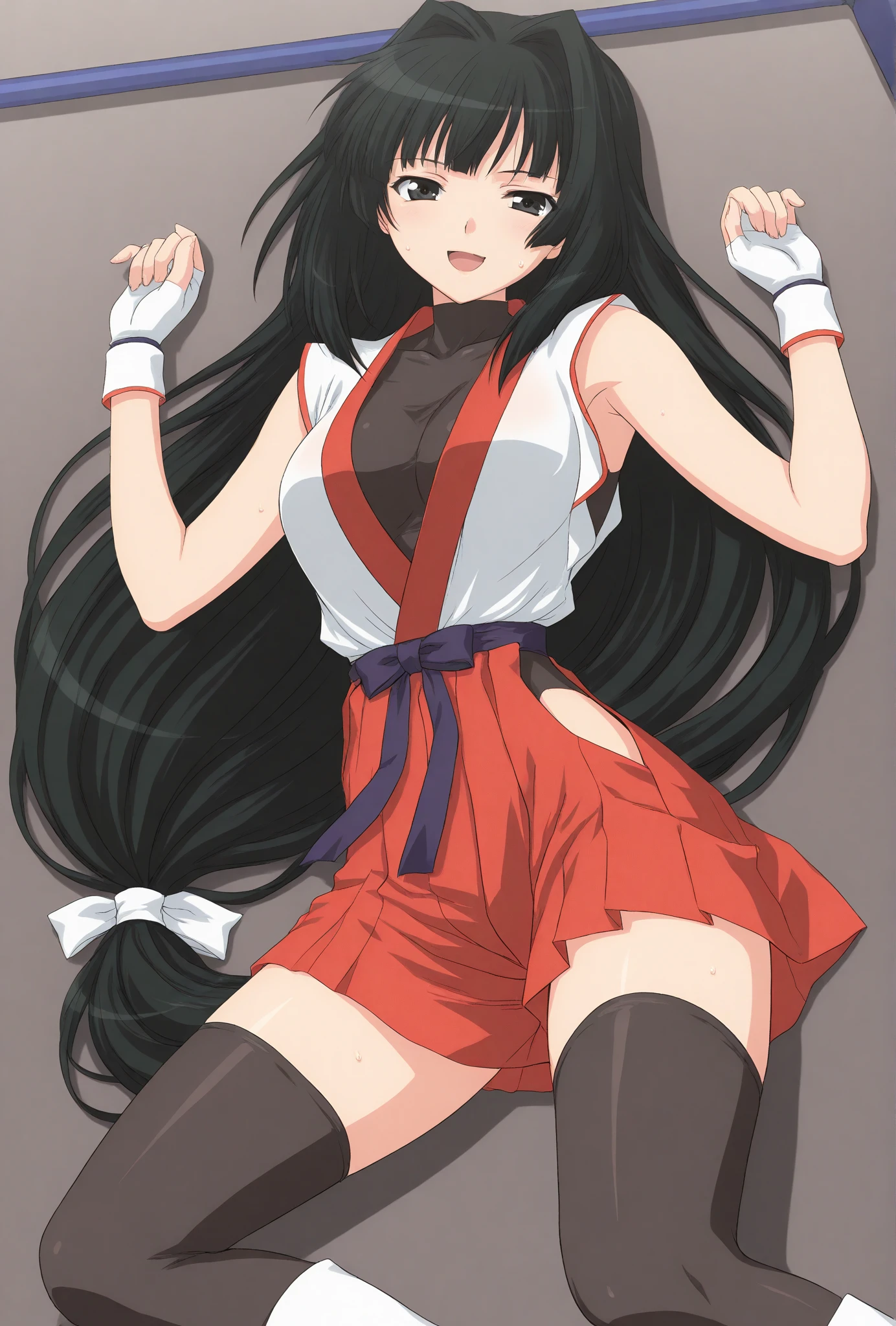 (​masterpiece、top-quality)、highleg、one girls、tiarra、skirt by the、Sailor Senshi Uniform、(Nipple sheer:1.2)white glove、red sailor collar、a red skirt、star choker、elbowgloves、pleatedskirt、bare-legged、鎖骨、Purple ribbon、(Red Enamel Pin Heel:1.4)、(Hard 1.4)、a smile、embarrassed from、red blush、(SQUATTING on the ground:1.4)、((Crotch wide open from side to side:1.5)、((open one's legs:1.5))、Staring at the viewer、 (face to the viewer:1.5)、(Look at the crotch wide open:1.5)、(Arms behind your head:1.4)、(Show off your armpits:1.4)、(The front part of the body:1.5)、Low camera position、(perfect leg、perfect arms、Perfect fingertip)
