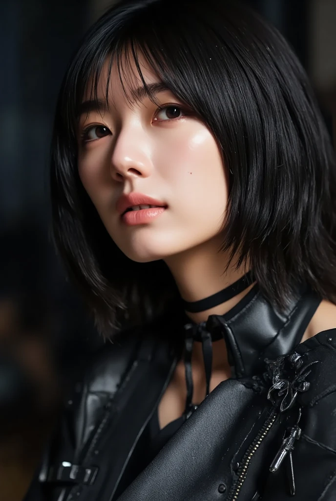 YuiKasugano <lora:YuiKasugano+_v1.0:1> <lora:add_detail:0.8> epic character composition, by ilya kuvshinov, alessio albi, nina masic, sharp focus, natural lighting, subsurface scattering, f2, 35mm, film grain,matte skin, pores, colors, hyperdetailed, hyperrealistic, confident, certain, poise, conviction, faith, boldness, looking at camera, epic character composition, by ilya kuvshinov, alessio albi, nina masic, sharp focus, natural lighting, subsurface scattering, f2, 35mm, film grain,matte skin, pores, colors, hyperdetailed, hyperrealistic, confident, certain, poise, conviction, faith, boldness, looking at camera, lips, eyes, ears, pupils, eyeliner, mascara, eyeshadow, nose, rule of thirds, epic character composition, by ilya kuvshinov, alessio albi, nina masic, sharp focus, natural lighting, subsurface scattering, f2, 35mm, film grain,matte skin, pores, colors, hyperdetailed, hyperrealistic In the silent theatre of shadows, this upper body portrait plunges into the embrace of darkness, an evocative ballet choreographed by the masterful chiaroscuro techniques of Rembrandt. The studio, shrouded in obscurity, becomes a canvas where shadows wield their transformative power, casting an enigmatic allure upon the model. Positioned against the inky void, the model s features emerge like ethereal apparitions, each contour and curve defined by the subtle interplay of shadow and absence of light. The darkness, a deliberate choice, becomes not an absence but a tangible entity, sculpting the countenance with an otherworldly elegance that defies conventional illumination. The photographer, akin to a nocturnal conjurer, navigates the realms of minimal light, invoking the essence of mystery. Every calculated exposure accentuates the play of shadows, allowing the unseen to take form, unveiling a beauty that thrives in the enigmatic recesses of the human face. Post-production interventions, executed with finesse, preserve the integrity of the shadowy interplay. Film grain, if invoked, becomes an echo of a bygone era, adding a touch of antiquity to the otherwise contemporary chiaroscuro. Through each frame, darkness evolves from a mere absence of light to an artistic collaborator, defining the contours with an intimacy that transcends the visual. This portrait isn t just a capture of features; it s an exploration of the mystique within, an ode to the elegance born from the union of shadows and the silent depths of darkness.