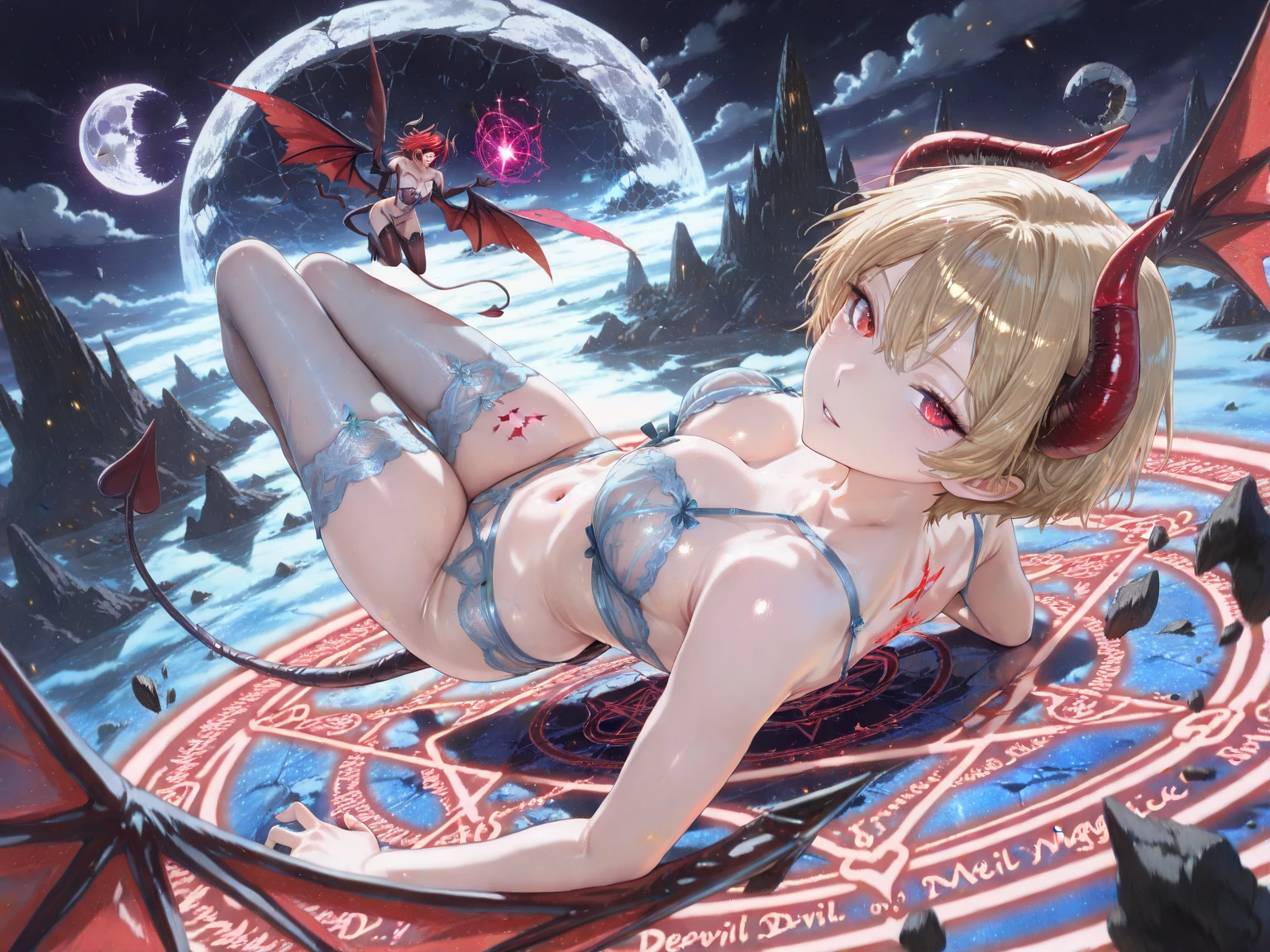 Flandre　Big Breasts　lure　Succubus　Man Hunt　to close range　Brat