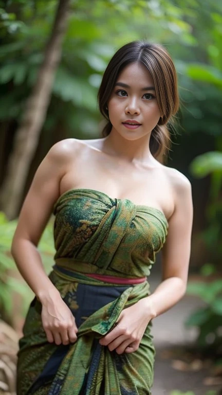 25 years old, Women, 1girls, single, (master-piece), (photorealistic portrait), ultra-detail,Wounds along the torso..., (Fine skin details),(best),(super fine),(bestquality),(ultra-high resolution),(10, RAW photo),(soft focus), Contrapposto, (Realistic), Physically Based Rendering, 10, Smiles, I am fine., I'm real.., realistic shadow, Realistic lighting, Close-up to face,((portrait:1.3)), (navel), 

Thai slave suit, (Thai slave pants in pig's blood), (Thai slave tights),