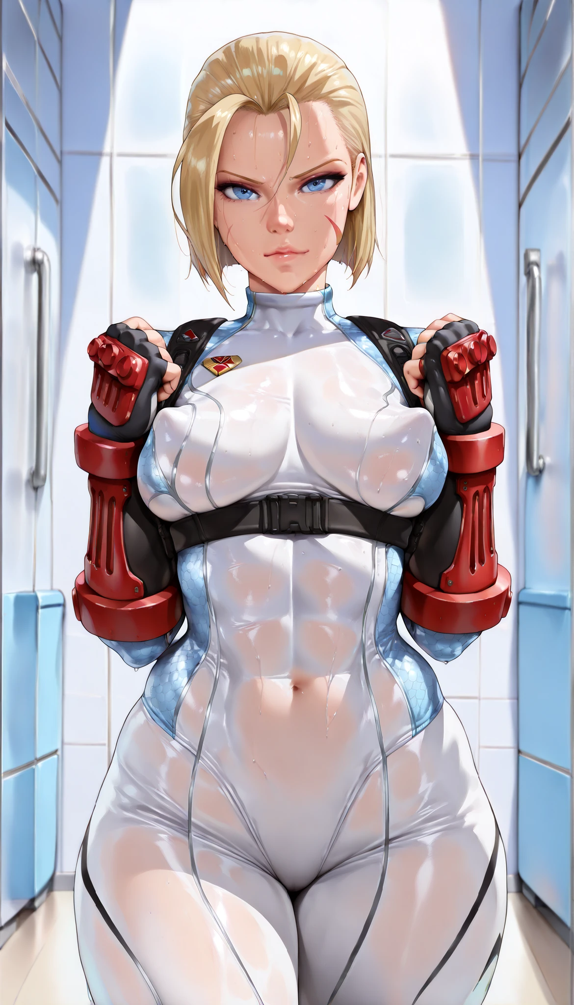 best quality Saber big breasts Bodysuit rain fight